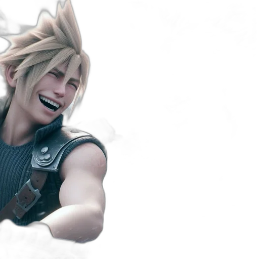 weapon, hair, sword, face transparent PNG cut-out