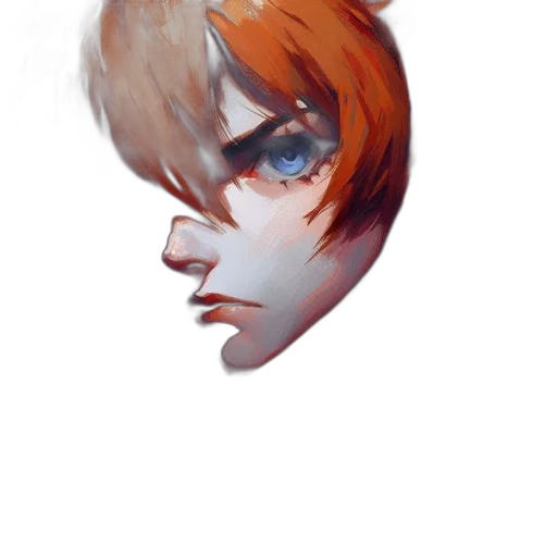 face, mask, creature, hair transparent PNG cut-out
