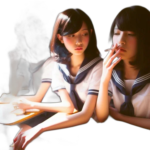 face, photorealistic, anime, concept art transparent PNG cut-out