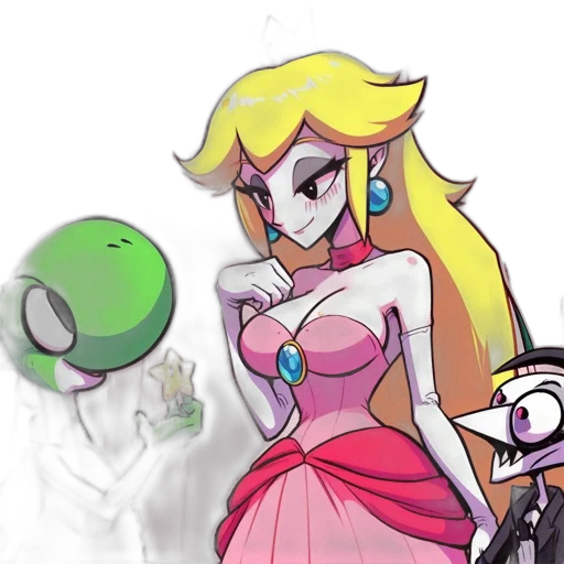 dress, crown, concept art, pixel art transparent PNG cut-out
