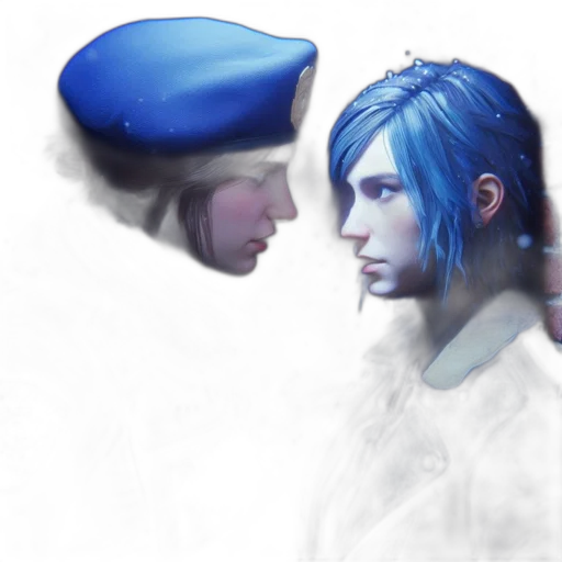 face, crown, concept art, photorealistic transparent PNG cut-out