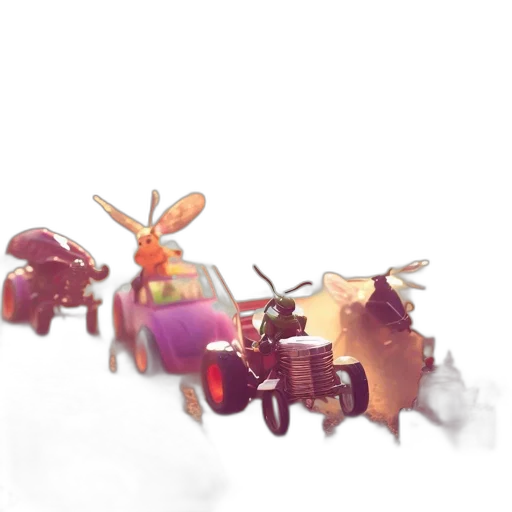 robot, car, furniture, animal transparent PNG cut-out