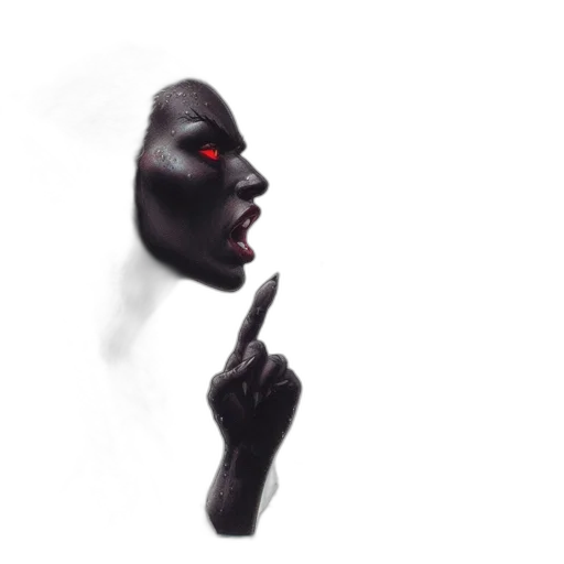 face, mask, creature, robot transparent PNG cut-out