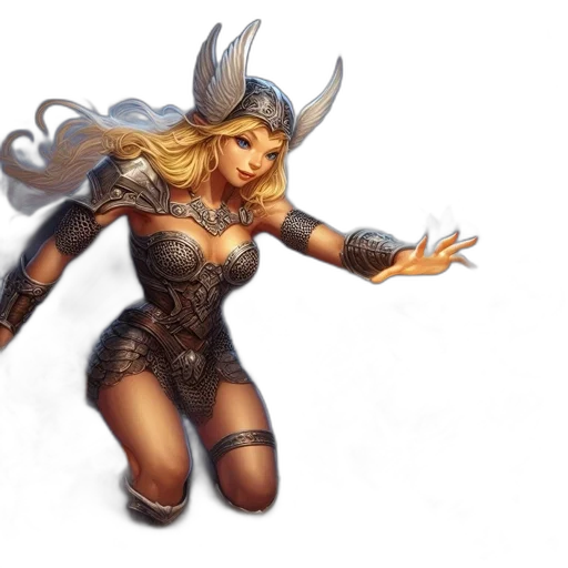 fantasy art, concept art, comic book art, 3d render transparent PNG cut-out