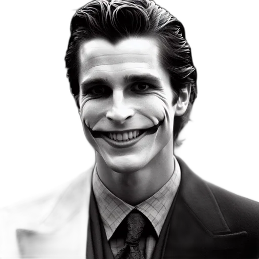 face, mask, comic book art, photorealistic transparent PNG cut-out