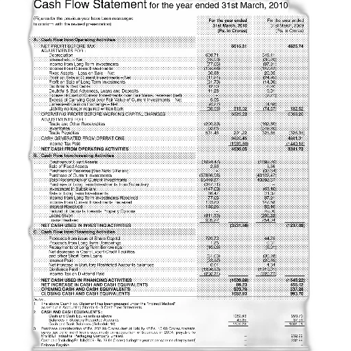 cash, flow, statement, year transparent PNG cut-out