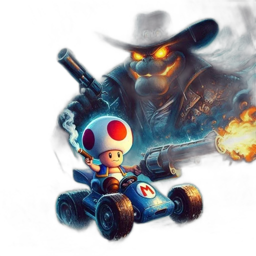 robot, weapon, concept art, fantasy art transparent PNG cut-out