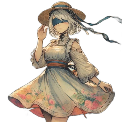 dress, mask, hat, face transparent PNG cut-out