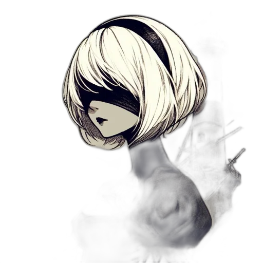 mask, face, hair, robot transparent PNG cut-out