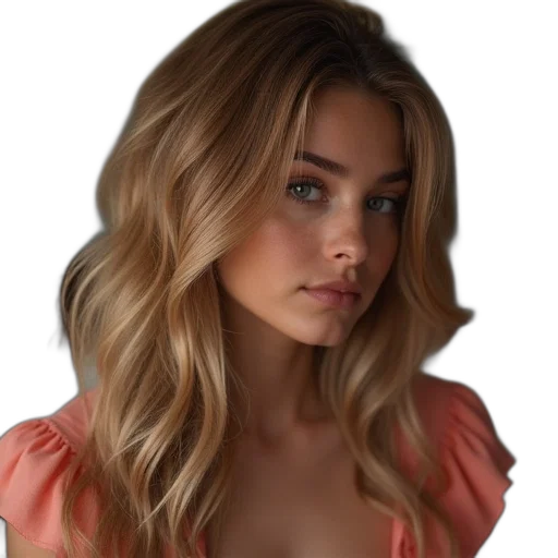 hair, dress, face, crown transparent PNG cut-out