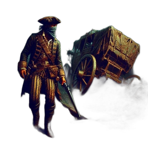 weapon, robot, jacket, concept art transparent PNG cut-out