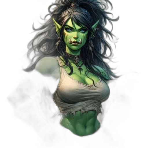 fantasy art, concept art, comic book art, pixel art transparent PNG cut-out