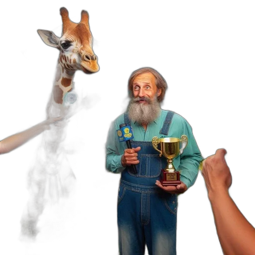 animal, creature, staff, weapon transparent PNG cut-out