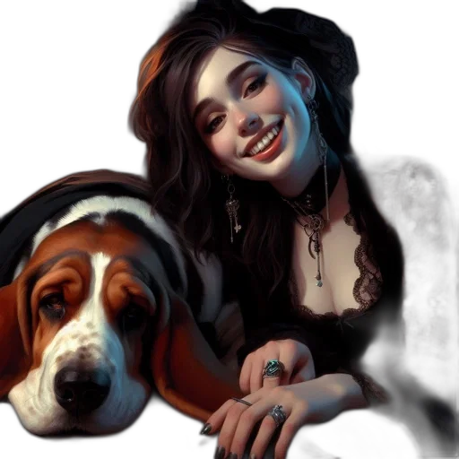 photorealistic, oil painting, fantasy art, concept art transparent PNG cut-out