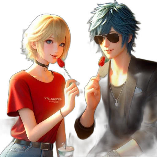 anime, photorealistic, concept art, fantasy art transparent PNG cut-out