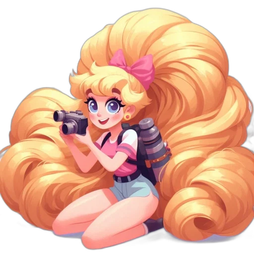 hair, weapon, staff, animal transparent PNG cut-out