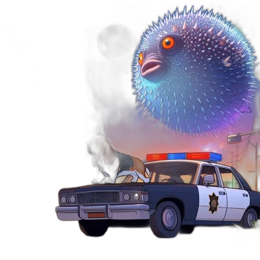 car, creature, animal, concept art transparent PNG cut-out