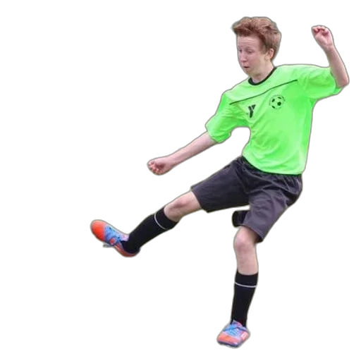 photorealistic, young, soccer, player transparent PNG cut-out