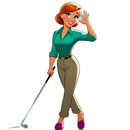 staff, cartoon, concept art, 3d render transparent PNG cut-out