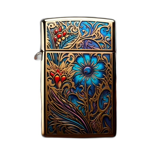 jewelry, intricate, gold, lighter transparent PNG cut-out