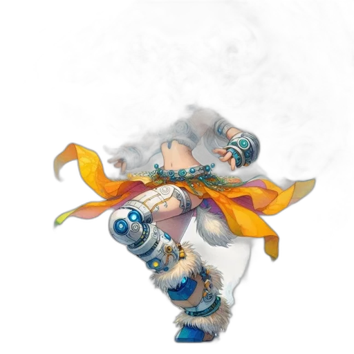 dragon, staff, weapon, creature transparent PNG cut-out
