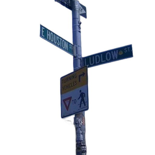 3d render, concept art, photorealistic, city street transparent PNG cut-out