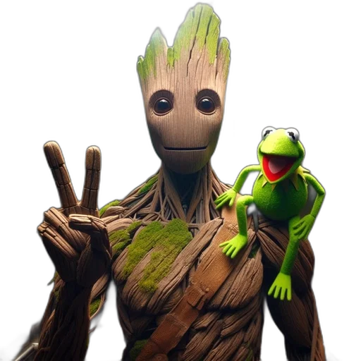 tree, creature, staff, animal transparent PNG cut-out