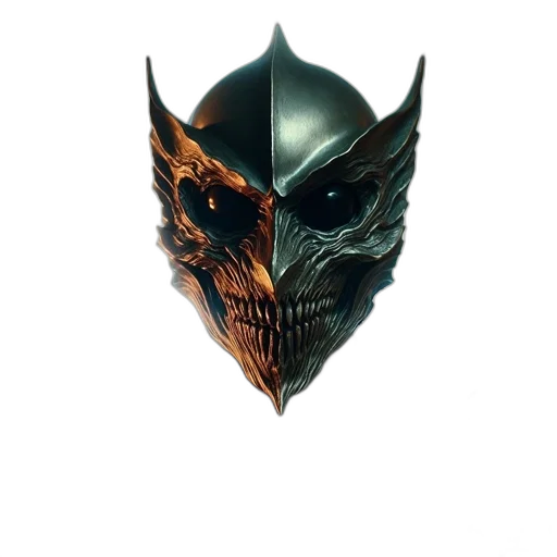 mask, face, crown, dragon transparent PNG cut-out
