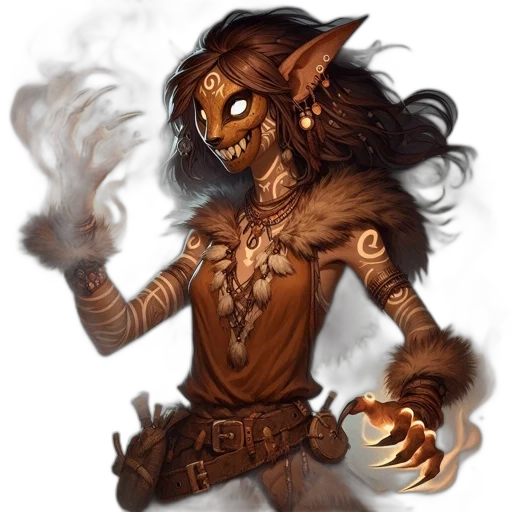 mask, staff, creature, dragon transparent PNG cut-out