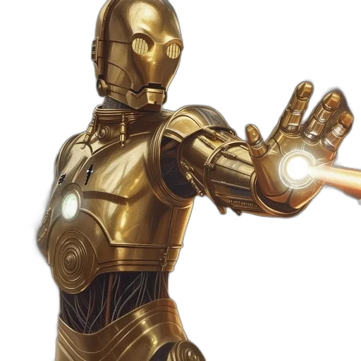 robot, weapon, staff, concept art transparent PNG cut-out