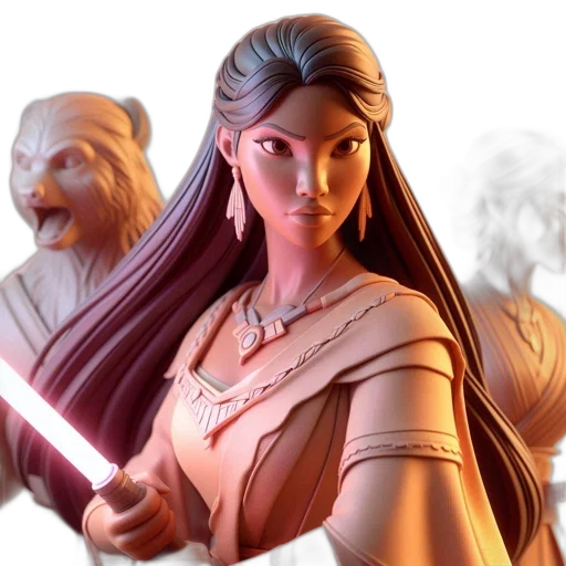 concept art, 3d render, fantasy art, comic book art transparent PNG cut-out