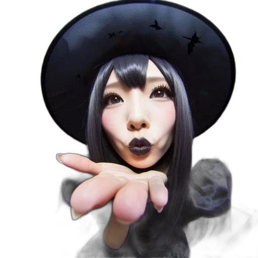 hat, face, mask, staff transparent PNG cut-out