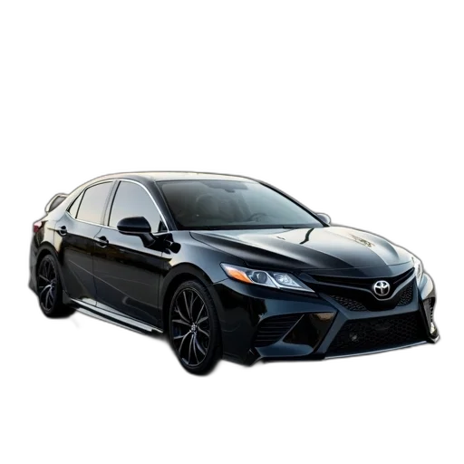 car, 3d render, photorealistic, black transparent PNG cut-out