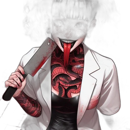 staff, mask, jacket, weapon transparent PNG cut-out