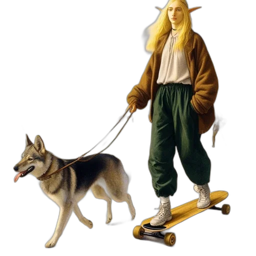 staff, animal, creature, dragon transparent PNG cut-out