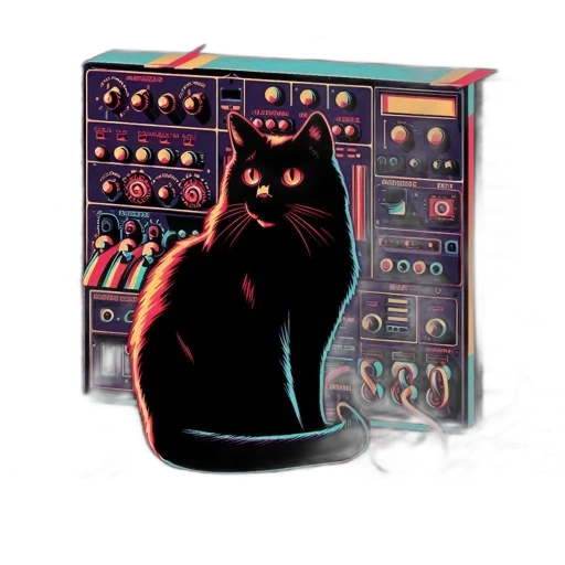 robot, jacket, animal, cyberpunk transparent PNG cut-out