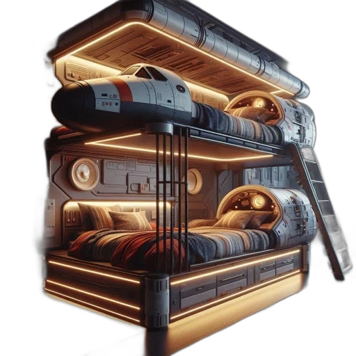 furniture, car, building, concept art transparent PNG cut-out