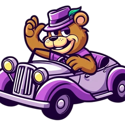 car, concept art, cartoon, pixel art transparent PNG cut-out