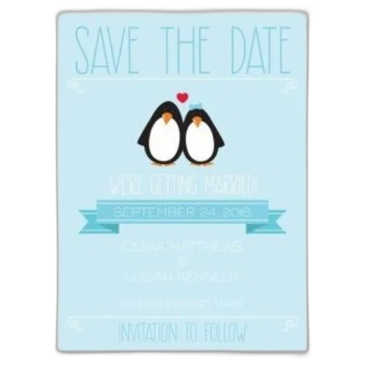 whimsical, save, date, card transparent PNG cut-out