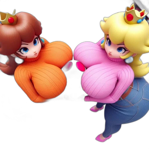 3d render, concept art, three, female transparent PNG cut-out