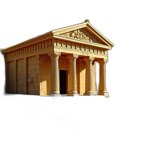 building, furniture, jewelry, 3d render transparent PNG cut-out