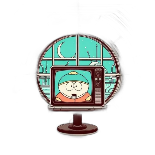 robot, staff, furniture, hat transparent PNG cut-out