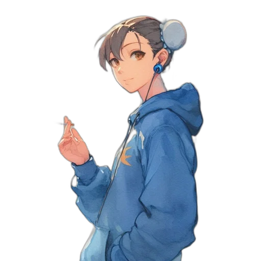 jacket, staff, weapon, hat transparent PNG cut-out
