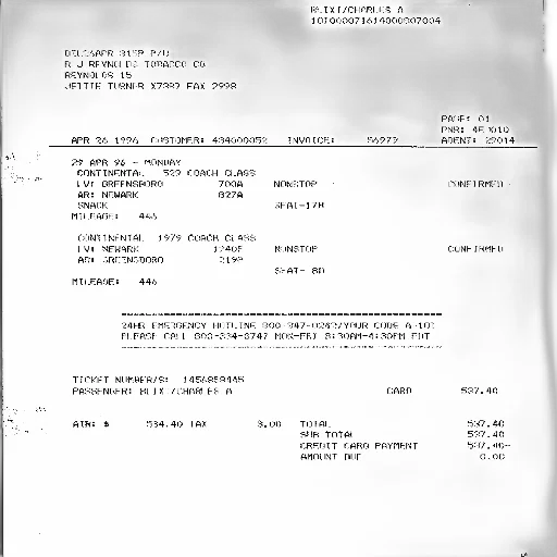 receipt, continental, airlines, flight transparent PNG cut-out