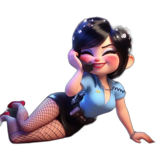 staff, robot, dress, 3d render transparent PNG cut-out