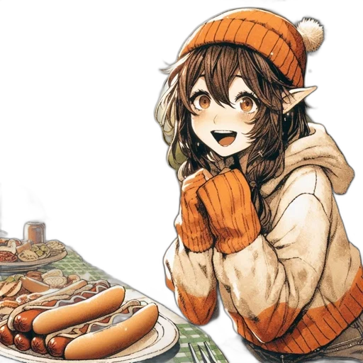 food, hat, animal, creature transparent PNG cut-out
