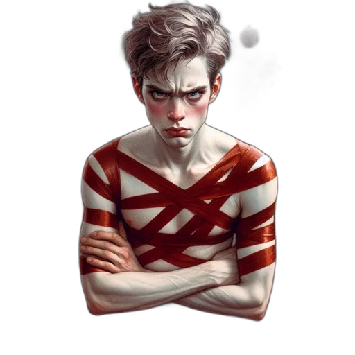 face, creature, concept art, pixel art transparent PNG cut-out
