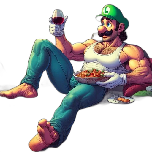 food, pixel art, concept art, comic book art transparent PNG cut-out