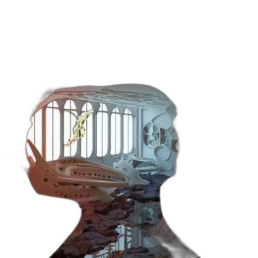 mask, robot, face, crown transparent PNG cut-out
