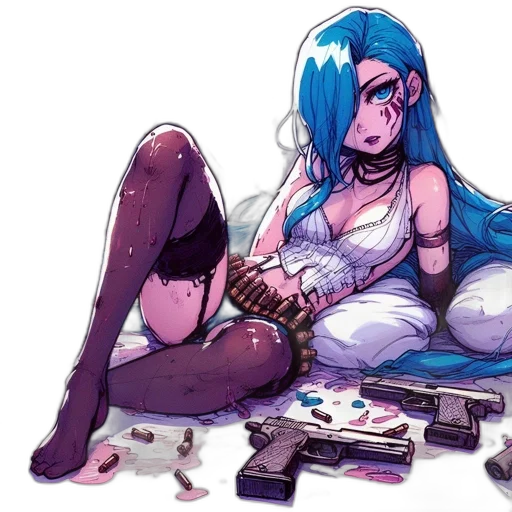 weapon, jewelry, dress, cyberpunk transparent PNG cut-out